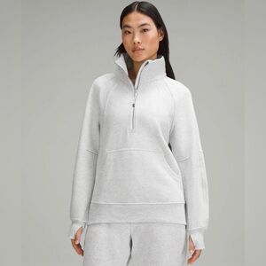 Lululemon Athletica Scuba Oversized Funnel Neck Half Zip Long